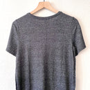 Round Hem Marled Top-8
