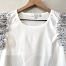 Cap Ruffle Sleeve Top-3
