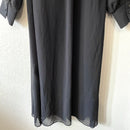 Sheer Button Down Midi Dress-11