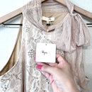 Lace Tulle Overlay Dress-4