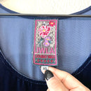 Velvet Embroidered Back Top-4