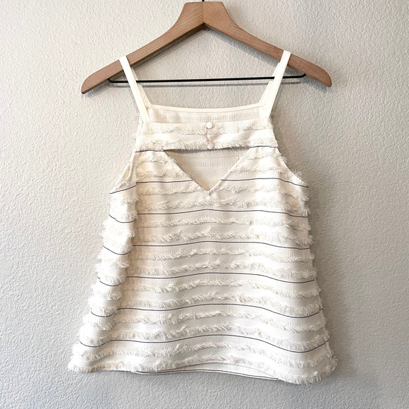 Fringe Striped Top