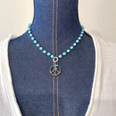Beaded Peace Sign Necklace-6