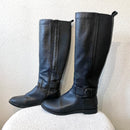 Buckle Knee High Boots-3