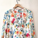 Floral Peasant Top-10