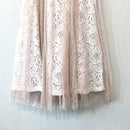 Lace Tulle Overlay Dress-6