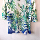 Tropical Leaf Mesh Cardigan-9