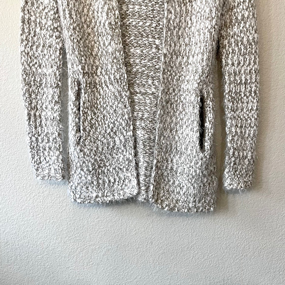 Chenille Hooded Cardigan