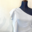 One Shoulder Ruffle Top-3