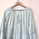 Eyelet Shift Dress-4