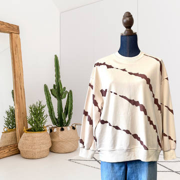 Marble Slash Sweatshirt