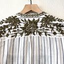 Johnny Was Floral Embroidered Button Down-9
