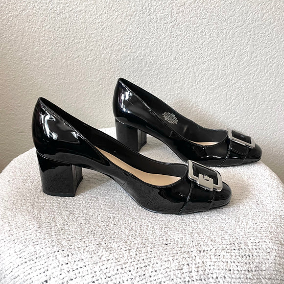 Patent Buckle Pumps