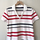 Striped Collared Dress-3