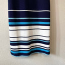 Ribbed Striped Sheath Dress-6