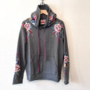 Floral Embroidered Hoodie-2