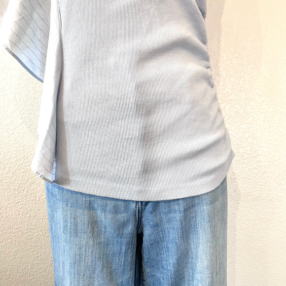 One Shoulder Ruffle Top