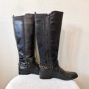Chain Knee High Boots-6