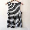 Striped Crossover Back Top-6