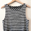 Striped Crossover Back Top-3