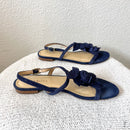 3D Floral Suede Sandals-5