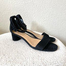 Suede Low Block Heel-2