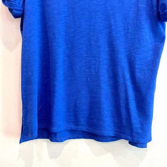 Button Cuff Short Sleeve Tee