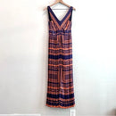 Geometric Pleated Maxi Dress-10