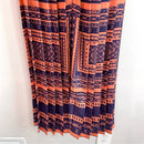 Geometric Pleated Maxi Dress-5