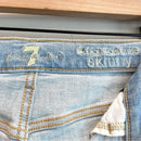Fringe High Rise Skinny Jeans-6