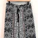 Geometric Wrap Palazzo Pants-2