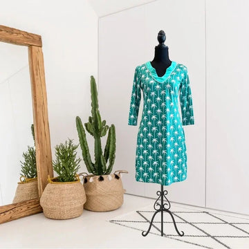 Palm Tree Tunic Dress