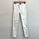 Leopard Print Skinny Jeans-1