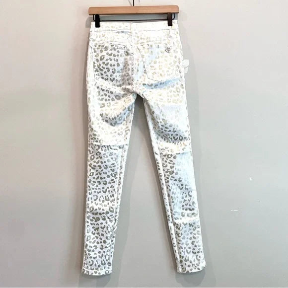 Leopard Print Skinny Jeans