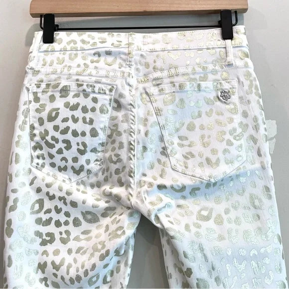 Leopard Print Skinny Jeans