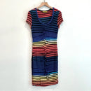 Rainbow Striped Sheath Dress-2