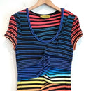 Rainbow Striped Sheath Dress-3