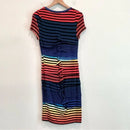 Rainbow Striped Sheath Dress-8