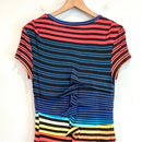Rainbow Striped Sheath Dress-9