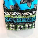 One Shoulder Tropical Floral Dress-5