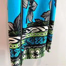 One Shoulder Tropical Floral Dress-8