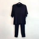 2PC Jersey Knit Top Jogger Set-2
