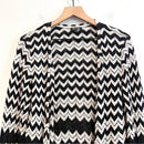 Chevron Knit Cardigan-3