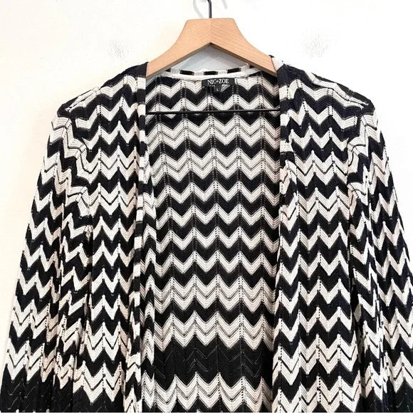 Chevron Knit Cardigan