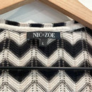 Chevron Knit Cardigan-5