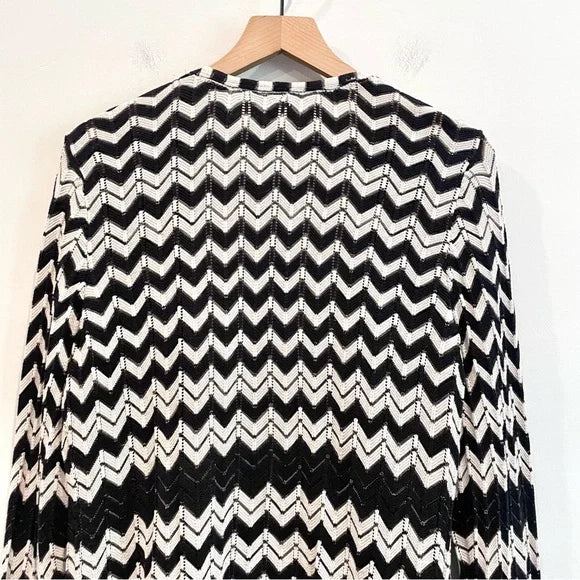 Chevron Knit Cardigan