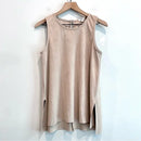 Faux Suede Sleeveless Top-2