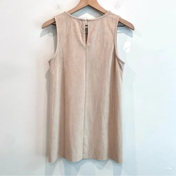 Faux Suede Sleeveless Top