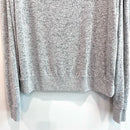 Marled Knit Button Shoulder Sweater-4
