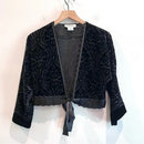 Velvet Burnout Filigree Cardigan-2